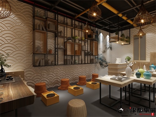 中宁乐陶陶艺店设计方案鉴赏|中宁陶艺店设计装修公司推荐