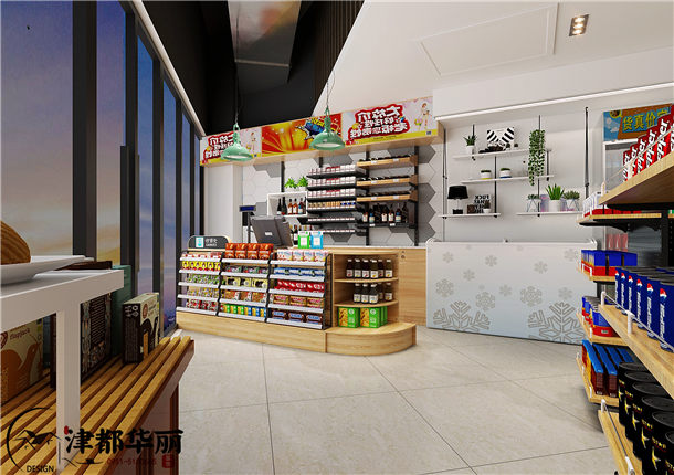 中宁益丰便利店设计方案鉴赏|中宁便利店设计装修公司推荐   