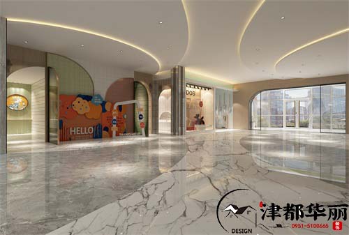 中宁银川华益商场大厅装修设计方案|打造优质的服务型空间