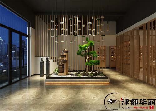 中宁茗福阁茶楼设计方案鉴赏|结于历史文化情结下的典雅空间