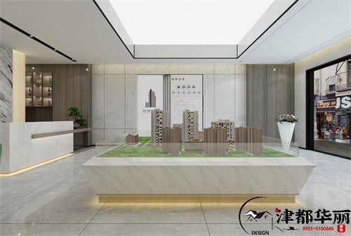 中宁宁景售楼部设计方案鉴赏|中宁售楼部设计装修公司推荐