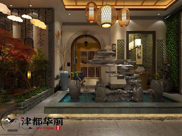 中宁奢澜休闲会所装修设计，低调的奢华，恢宏的气势