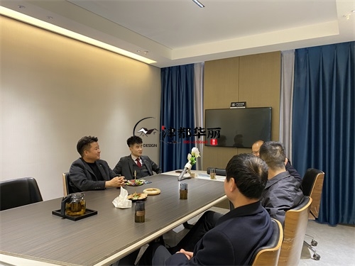 中宁装修公司推荐|中宁兴庆区上级领导视察我司 
