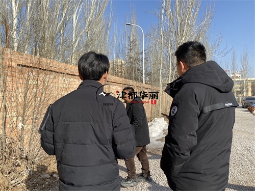 中宁装修公司|中宁某医院墙面改造设计装修现场勘察 