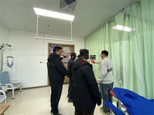中宁装修公司|中宁某避难间新建隔断改造装修 