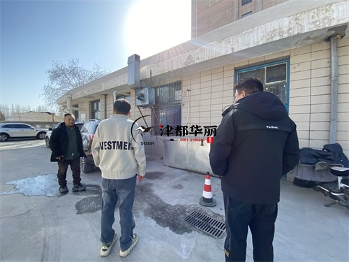 中宁装修公司推荐|中宁某医院药房扩建改造装修现场勘察 