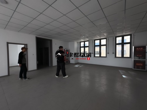 中宁装修公司推荐|中宁某社区餐厅设计装修现场量尺