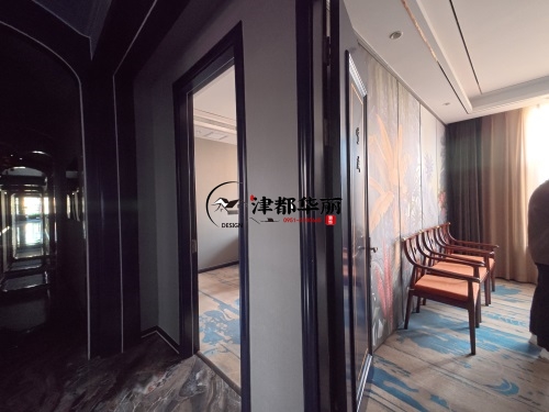 中宁设计装修公司|中宁涂涂会所设计装修现场量尺