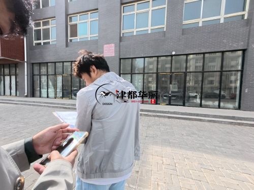 中宁设计装修公司|中宁锦禾餐厅设计装修项目现场勘察