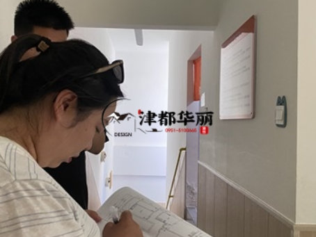 中宁装修公司|中宁爱幼托管中心设计装修项目现场勘查
