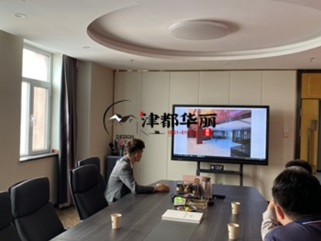 中宁装修公司|中宁办公楼设计装修初版方案沟通