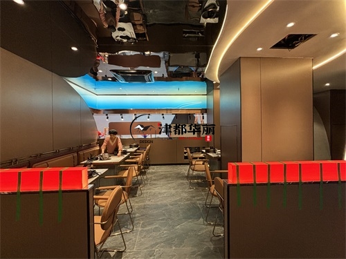 中宁自助餐厅装修设计项目|津都华丽设计