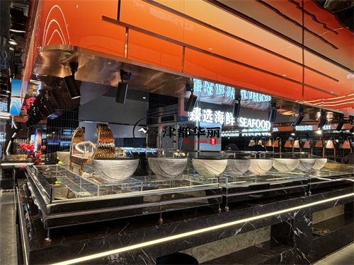 中宁自助餐厅装修设计项目|津都华丽设计