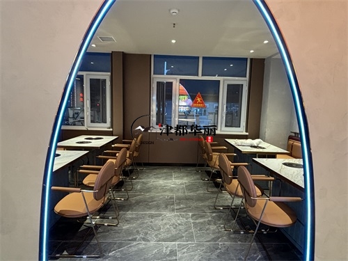 中宁自助餐厅装修设计项目|津都华丽设计