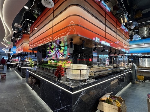 中宁自助餐厅装修设计项目|津都华丽设计