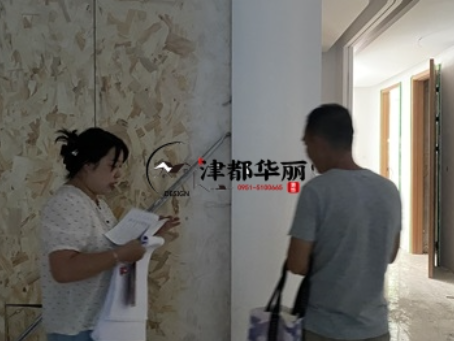 中宁装修公司|中宁朗林医美中心设计装修项目预算现场勘查