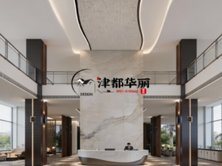 中宁工装装修公司|中宁公园华府售楼营销中心设计装修新理念